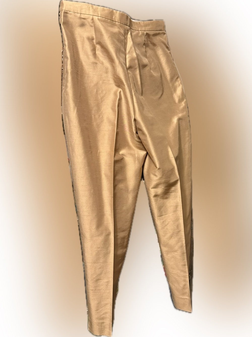 Josephine Chaus Men's Dress Pants in Metallic Gold